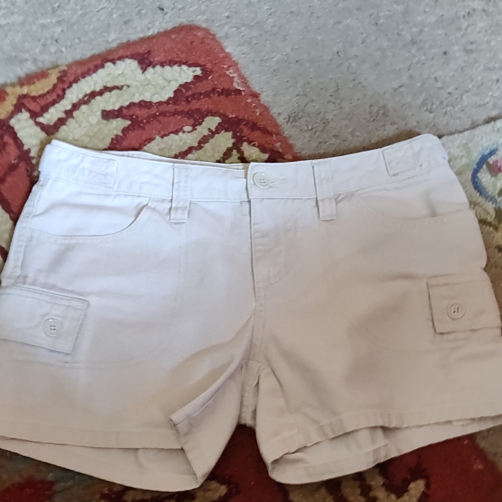 Women's Cream Shorts Authentic Jeans Wear Hipster Size 1